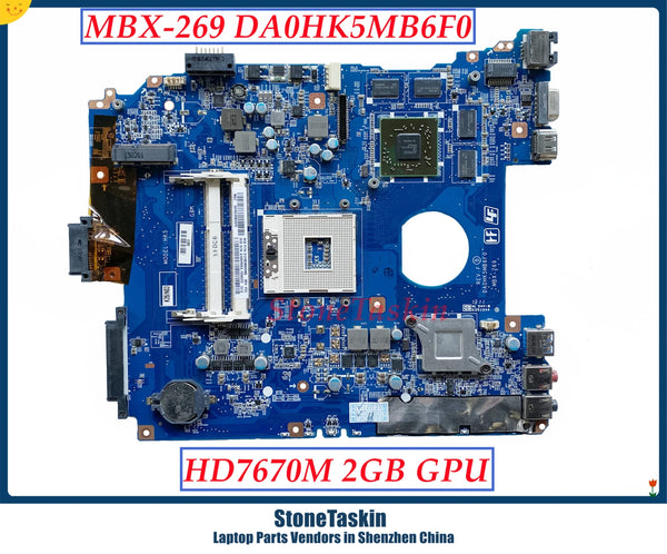 StoneTaskin MBX-269 DA0HK5MB6F0 FOR Sony SVE151 SVE151E11M laptop motherboard A1892855A  PGA989 DDR3 HM76 HD7670M 2GB  100% Test