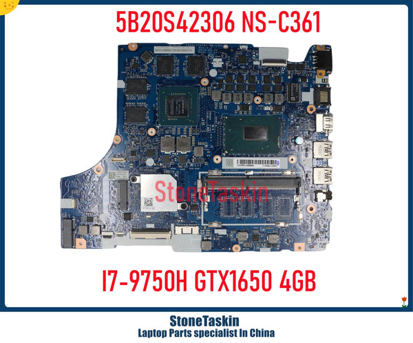 StoneTaskin NM-C361 5B20S42306 for Lenovo Ideapad L340-15IRH Laptop Motherboard with I7-9750H GTX1650 4GB GPU MB Mainboard DDR4