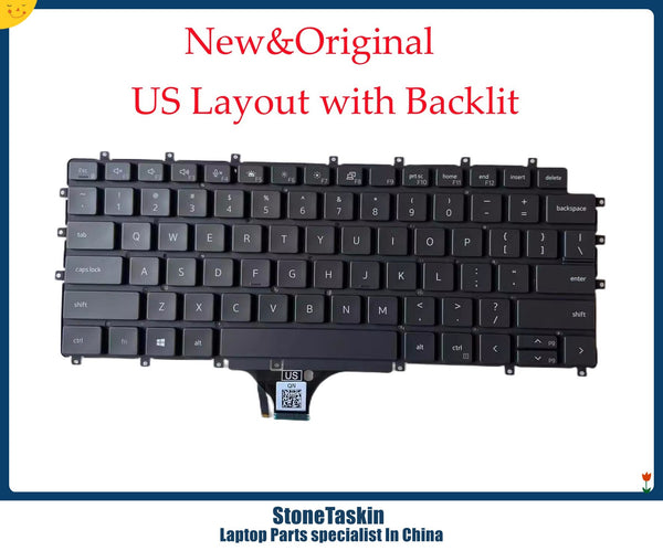 StoneTaskin New CN-01JHJY For Dell Latitude 5420 7420 7520 Laptop Keyboard US Layout With Without backlit 1JHJY 8MJ5F Tested
