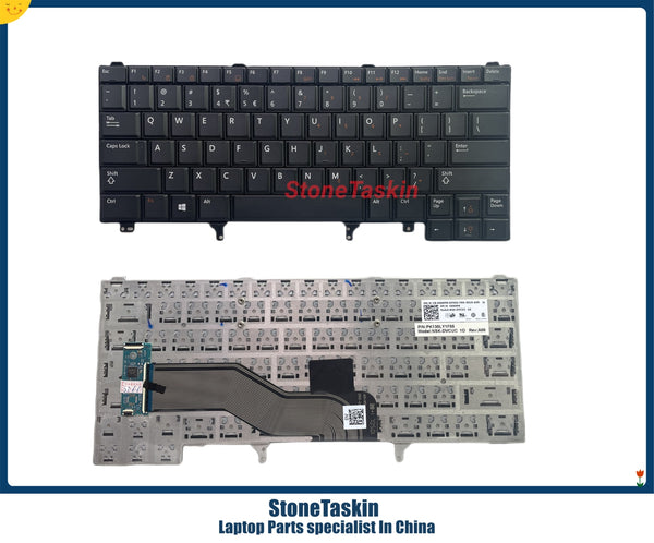 StoneTaskin New English laptop keyboard For DELL E6420 E5420 E5430 E6220 E6320 E6330 E6420 E6430 US Layout No backlight KB