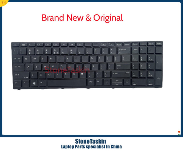 StoneTaskin New English without Backlit Keyboard For HP Probook 450 G4 450 G5 455 G5 470 G5 650 G4 650 G5 US Layout Black Tested