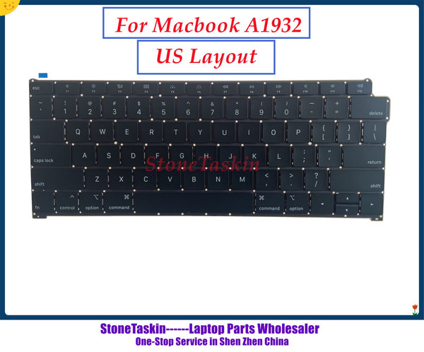 StoneTaskin New Laptop A1932 Keyboard US English For MacBook Air Retina 13" 2018 2019 Year KB 100% Tested