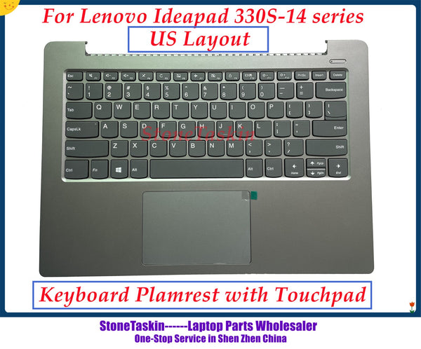 StoneTaskin New Laptop Top Cover Palmrest Upper Cover Keyboard Housing For Lenovo 330S 14 330S-14 7000 14 ISK IKB ARR C shell