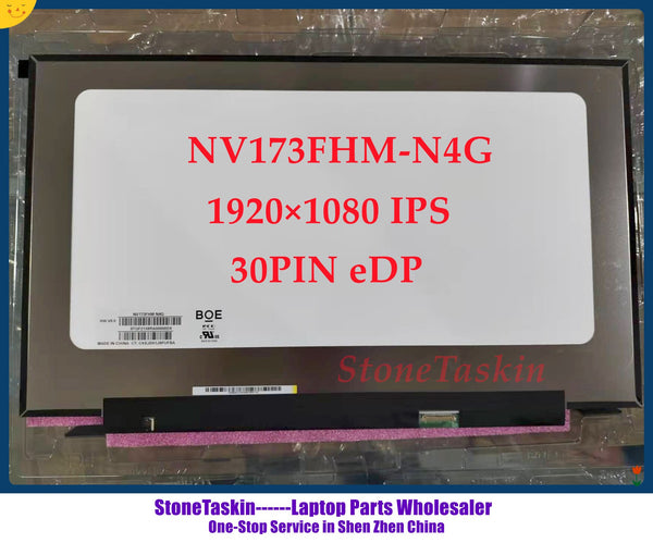 StoneTaskin New NV173FHM-N4G 17.0 inch 1920*1080 IPS 30PIN EDP LCD Display Screen Matrix Panel 100% Tested