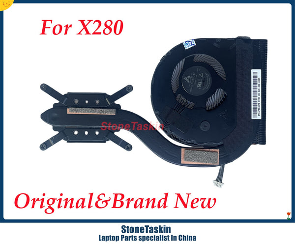 StoneTaskin New Original 01LX666 01LX665 For Lenovo ThinkPad X280 Laptop Heatsink With Fan Cooler Radiator 100% Test