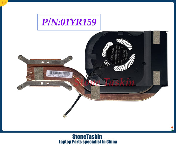 StoneTaskin New Original Heatsink For Lenovo ThinkPad X1 Carbon 6th Gen 20KG 20KH CPU Cooling Fan Cooler 01YR204 01YR203 01YR159