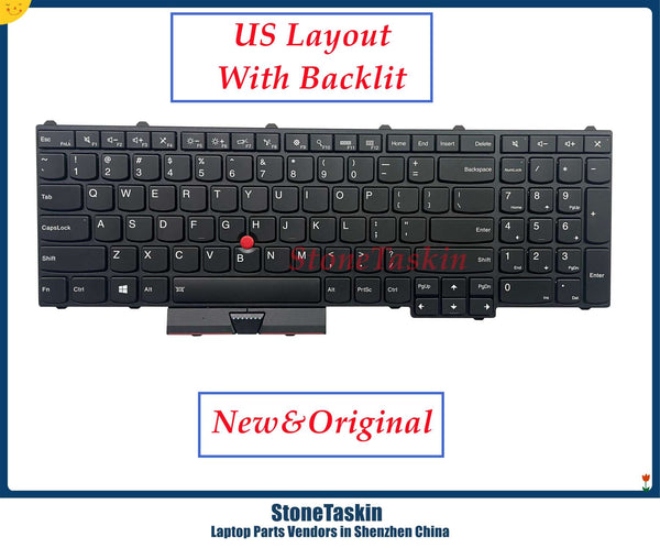 StoneTaskin New Original US for Lenovo Thinkpad P50 P51 P70 FRU 00PA288 00AP370 01HW200 English Laptop Keyboard With Backlit