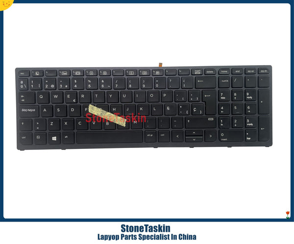 StoneTaskin New SP LA For HP Zbook 15 G3 G4 17 G3 G4 Laptop Keyboard Spainish Latin Layout with Backlit and trackpoint Tested