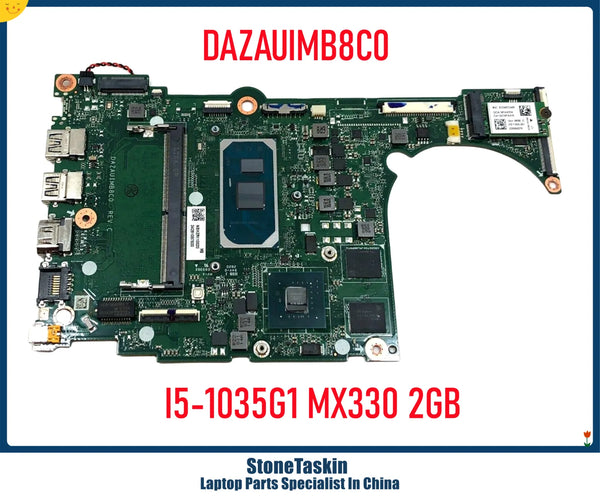 StoneTaskin OEM DAZAUIMB8C0 For Acer Aspire A515-55 A315-57G Laptop Motherboard Intel I5-1035G1 MX330 2GB DDR4 MB Mainboard Test