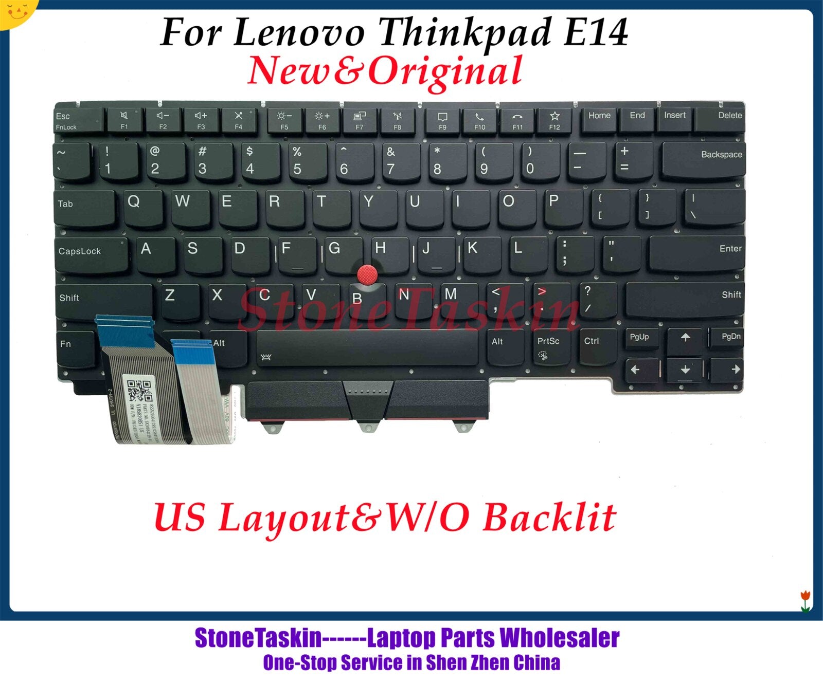 StoneTaskin Original High quality For Lenovo Thinkpad E14 Laptop Keybo