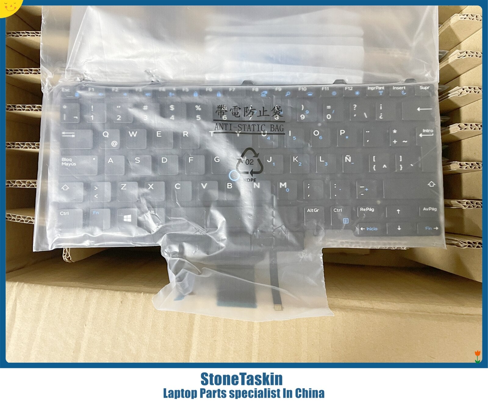 StoneTaskin Original Latin laptop keyboard for Dell Latitude E5450 E54