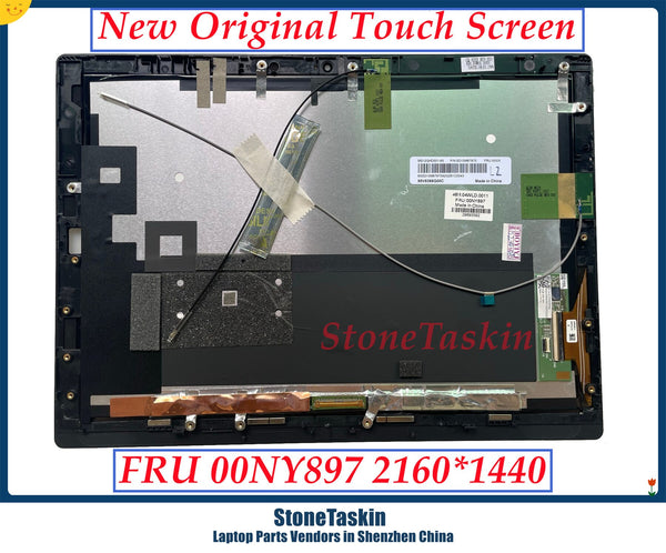 StoneTaskin Original MS12QHD501 For Lenovo Thinkpad X1 Tablet 1st Gen 2rd LCD Display touch screen assembly 2160*1440 00NY897