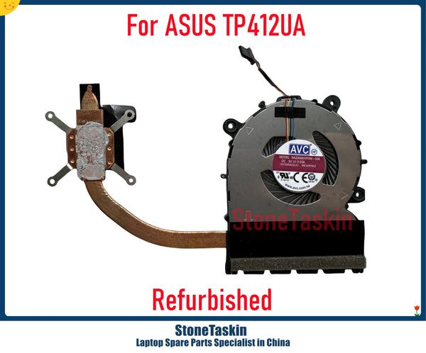 StoneTaskin Original Refurbished For ASUS TP412UA TP412 Laptop Thermal Module Heatsink Fan Rediator 100% Tested