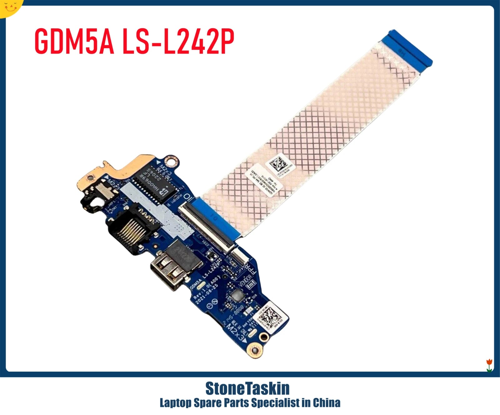 StoneTaskin Original Used For Dell Inspiron 3510 3511 3515 Switch Powe
