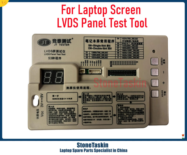 StoneTaskin Screen Tester for Laptop 1920*1080 Panel Repair Adapter Tool kit S6-Single 6bit D6-double 6bit LVDS Panel Test Tool