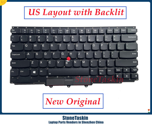 StoneTaskin US English keyboards trackpoint keyboard backlight for Lenovo ThinkPad X1 Yoga 2nd Gen YOGA X1 SM10P95359 RVWV-84US