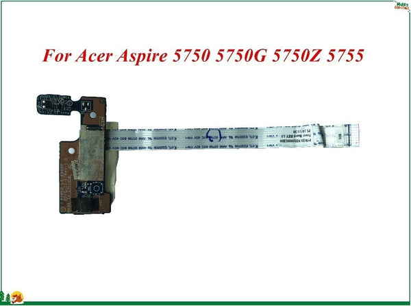 StoneTaskin Used Original Laptop Power Button Board On SW2 With Cable P5WE0 LS-6902P For Acer Aspire 5750 5750G 5750Z 5755G