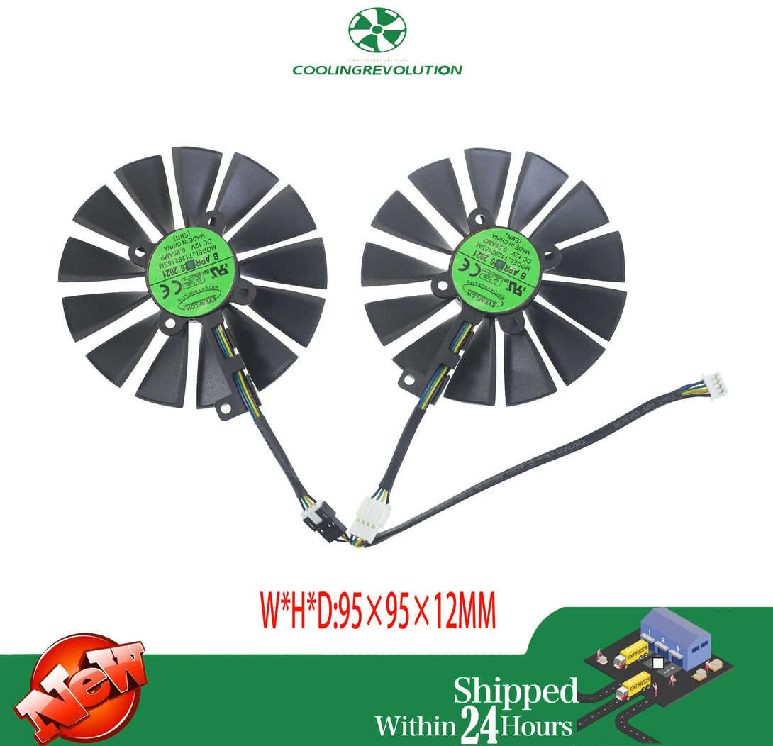 StoneTaskin Original Cooling FanT129215SM 95mm Cooler Fan For ASUS STR