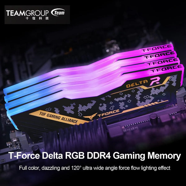 TEAMGROUP T-Force Delta RGB DDR4 16GB 8GB 3200MHz 3600MHz Desktop Memory Module Ram Brand New Original