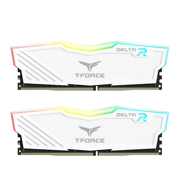 TEAMGROUP T-Force Delta RGB DDR4 16GB 8GB 3200MHz 3600MHz Desktop Memory Module Single Ram-White Color/Original and NEW Brand New Original