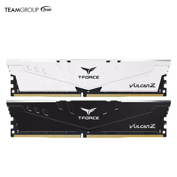 TEAMGROUP T-Force Vulcan Z DDR4 8GB 3200MHz (PC4-25600) CL16 Desktop Memory Module Ram - White / Black Brand New Original