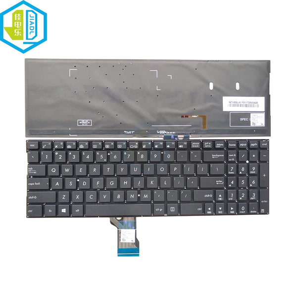 StoneTaskin UI Laptop Backlit Keyboard For ASUS UX560 UX560UAK N592 Q504 Q502 Q503 N543U Q551 Q552 Q524 0KNB0-662WUI00 Replacement Keyboards Free Shipping Fully Tested