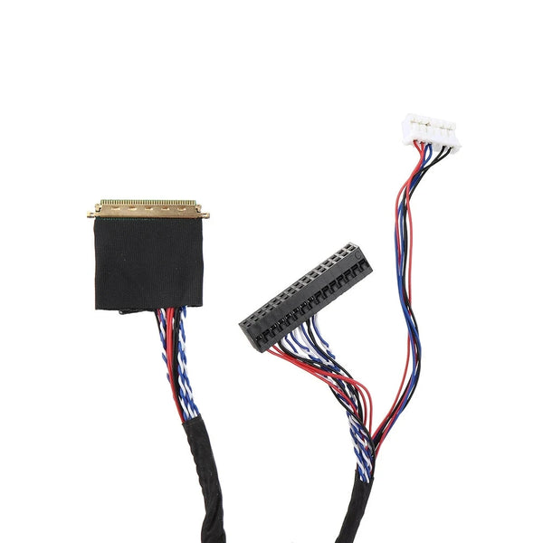 Universal 1Ch 8Bit 40Pins 0.5mm I-PEX20453 IPEX 20455 Notebook LED LCD LVDS Screen Cable for LCD DIY Modified display