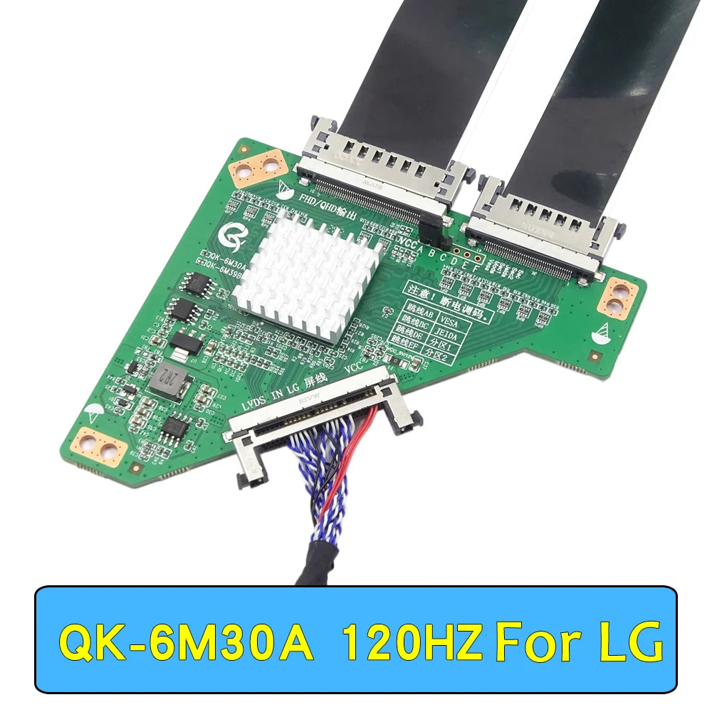 StoneTaskin Universal LCD LED screen 60HZ to 120HZ TURN board QK-6M30B