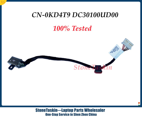 Wholesale KD4T9 0KD4T9 Laptop DC Power Jack Cable Connector for Dell Inspiron 15 5551 5555 5558 5559 Vostro 15 3558 DC30100UD00