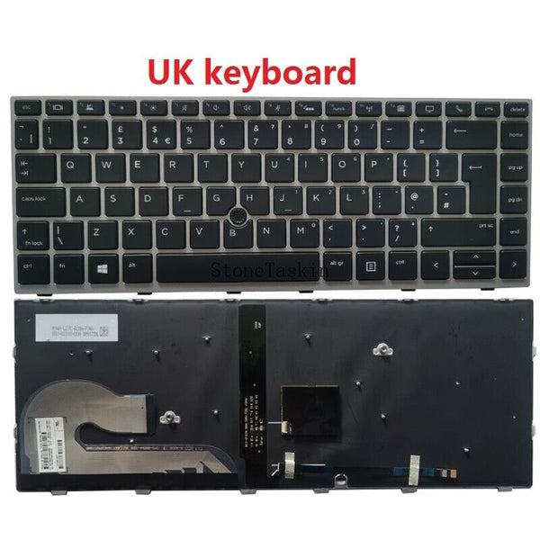 FOR HP EliteBook 840 G5 G6 846 745 G5 ZBook 14u G5 14u G6 L11308-031 UK Keyboard