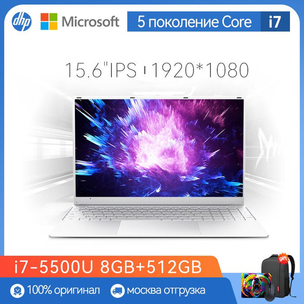 Brand New dHP Laptop 15.6 inch Notebook Windows 11 10 Pro 1920*1080 Portable 5th Intel core i7 i5 8G RAM 256GB/512GB SSD Gaming Computer Warranty