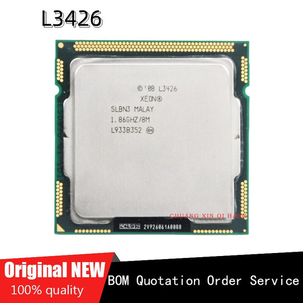 StoneTaskin for L3426 l3426 L 3426 quad core CPU 45 w 1.86GHZ LGA 1156 100% Tested Fast Shipping