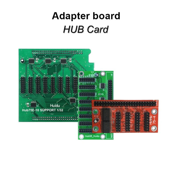 huidu HUB-75E full color adapter board for advertising led video big led screen HUB12-16 HUB75E-5 HUB75E-10 HUB75B-8 HUB08-8