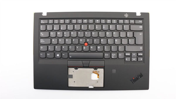 StoneTaskin For Lenovo Carbon X1 6th Keyboard Palmrest Top Cover Spainish Black 01YR557 C cover