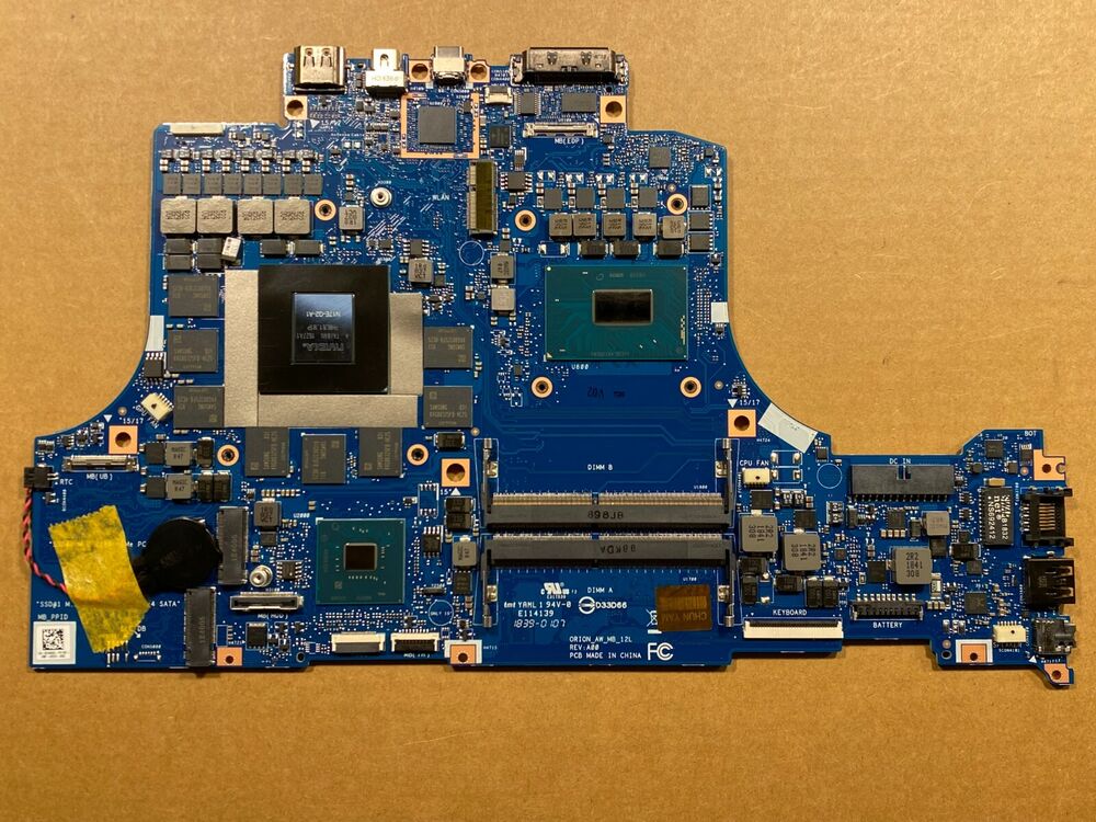 StoneTaskin NEW Dell Alienware M15 Motherboard Intel i7-8750H CPU Nvid