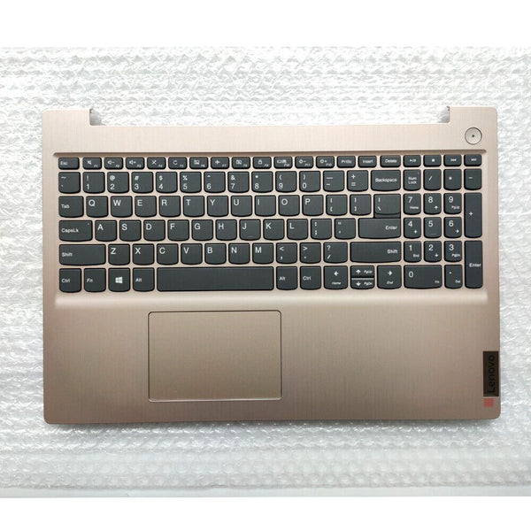 StoneTaskin For Lenovo IdeaPad 3-15IIL05 3-15ITL05 Gold Palmrest Keyboard Cover 5CB0X57656