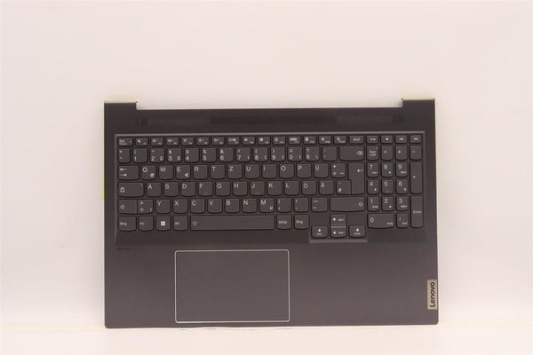 StoneTaskin For Lenovo Yoga 7 Pro 16IAH7 Laptop Notebook Keyboard Palmrest Top Cover German Grey 5CB1J37702 With Backlit Gray