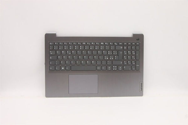 StoneTaskin For Lenovo IdeaPad 3-15ITL6 3-15ADA6 Palmrest Touchpad Cover Laptop Keyboard 5CB1B65663 C Cover With KB Italian Arctic Grey Non_Backlight Fingerprint