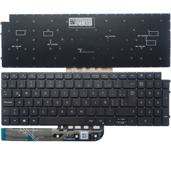 StoneTaskin For Dell Inspiron 3511 3515 5515 5510 7510 16 Plus 7610 Latin/Spanish Laptop Keyboard With/Without Backlit Fast Shipping