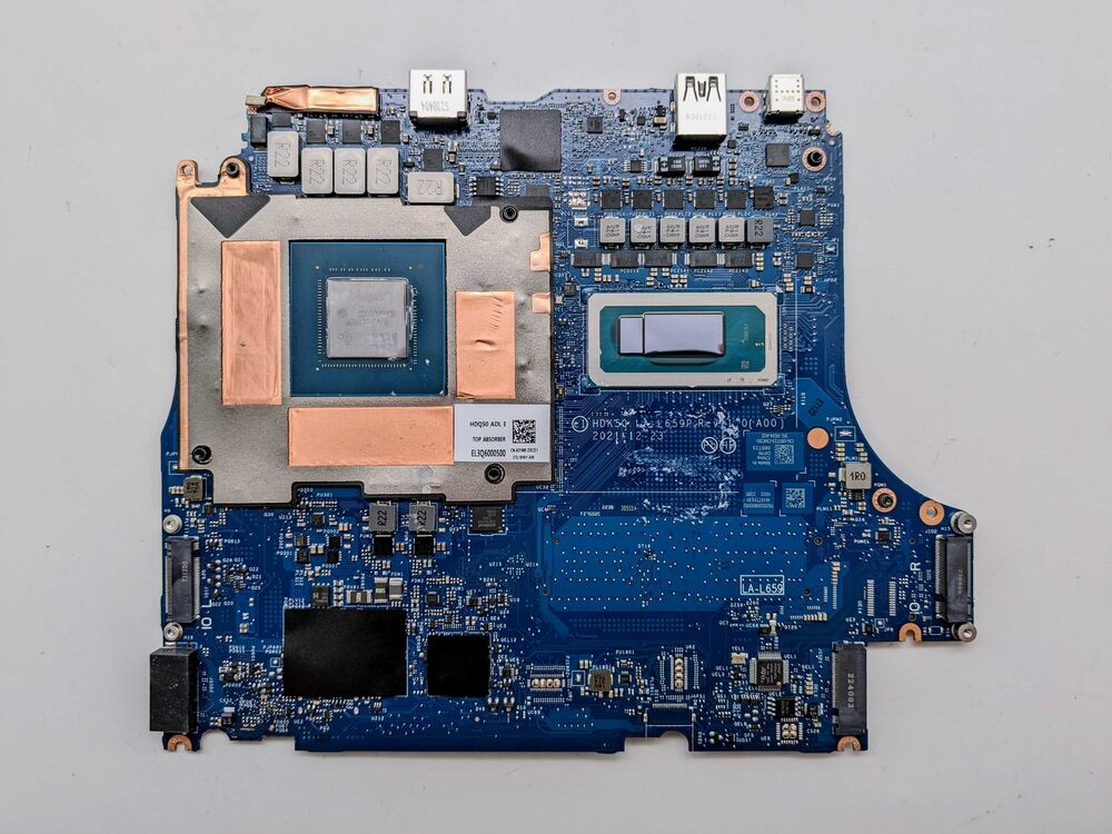 Alienware M15 R7 Bottom ALIENWARE M15 R7 INTEL I9-12900H Nvidia RTX 3070 Ti MOTHERBOARD 085T23 ...