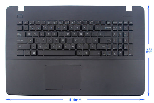 StoneTaskin Original Brand New Black US Laptop Keyboard Black Palmrest For ASUS K751 K751LN K751LX K751MA K751MD Notebook KB