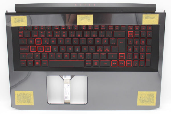 StoneTaskin Genuine NEW Acer Nitro AN517-41 AN517-54 Keyboard Upper Case 6B.QAPN2.027 NORDIC Laptop Notebook Palmrest With Keyboard Assembly Fully Tested Free Shipping