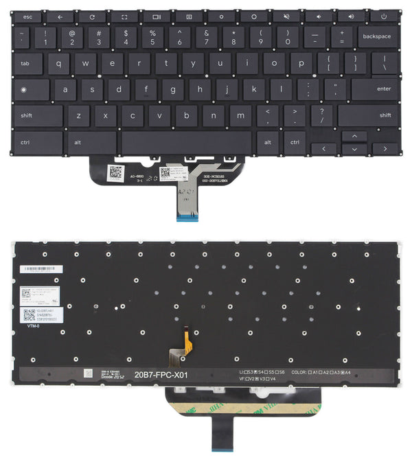 StoneTaskin Original Black Backlit US Keyboard For ASUS Chromebook CX9400 CX9400CEA Flip C490 Fully Tested Free Shipping