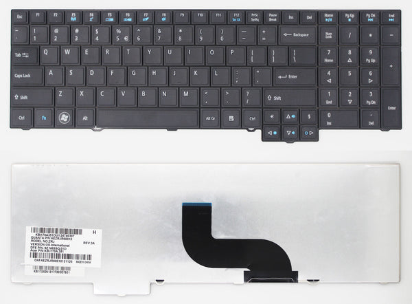 StoneTaskin Original Brand New Black US Laptop Keyboard For Acer TravelMate 6595G 6595T 6595TG 7750 7750G 7750Z 7750ZG Notebook KB
