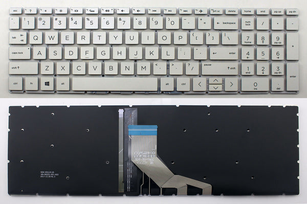 StoneTaskin Original Brand New White Backlit US Keyboard For HP Pavilion 15-cr0000 x360 15-cs0000 15-cs1000 Notebook Keyboard KB Fully Tested Free Shipping