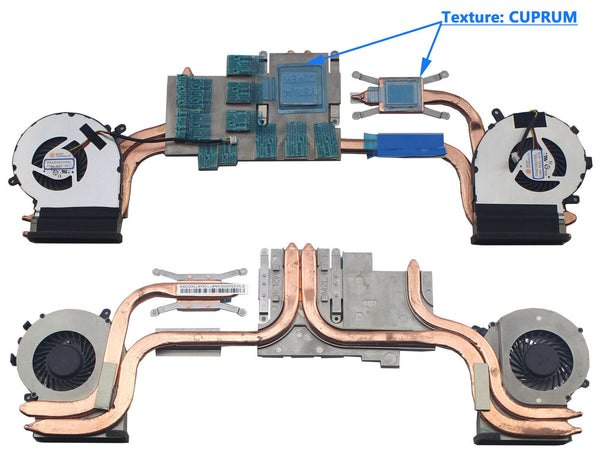 StoneTaskin Brand New Original CPU&GPU Fan updated version For MSI Prestige PE60 2QD 2QE 6QD 6QE Notebook Cooling System Fast Shipping