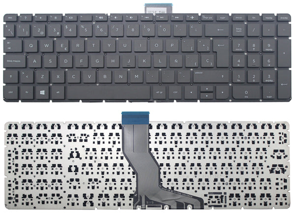StoneTaskin Original Brand New Black Spanish Laptop Keyboard For HP Pavilion 15-au000 15-au100 15-au200 15-au300 Notebook KB