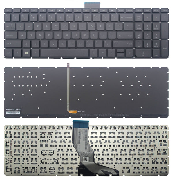 StoneTaskin Original Black US Backlit Keyboard white font For HP Pavilion 15-bk000 x360 15-bk100Notebook KB Keyboard Fully Tested Free Shipping