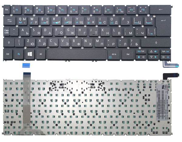 StoneTaskin Original Brand New Black Backlit Bulgarian Keyboard For Acer Aspire S3-392 S3-392G Fast Shipping