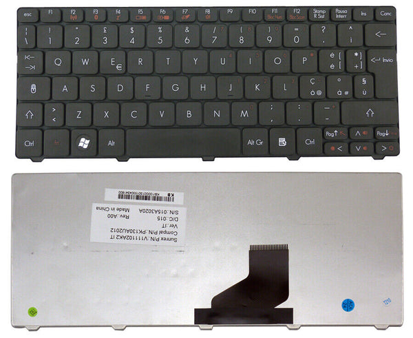 StoneTaskin Original Brand New  Black Italian Keyboard For Acer Gateway LT2115u LT2118u LT2119u LT2120u LT2122u  Notebook KB Free Fast Shipping